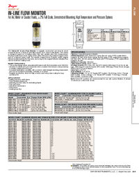 Thumbnail of document Data Sheet - HF In-Line Flow Monitors